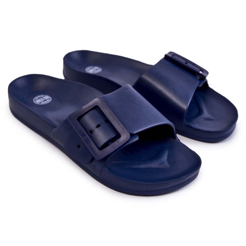 Chaussons Femme à Boucle Big Star FF274A388 Bleu Marine