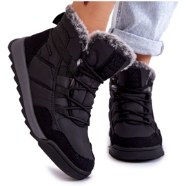 Bottes de neige isolées femme Cross Jeans KK2R4016C Noir