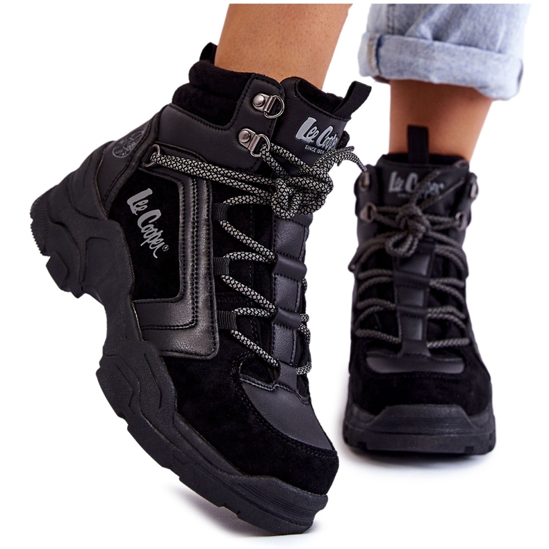 Chaussures Trekking Femme Trappers Lee Cooper LCJ-22-31-1441 Noir le noir Chaussures Trekking Femme Trappers Lee Cooper LCJ-22-31-1441 Noir le noir