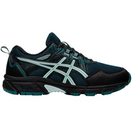 Asics Gel Venture 8 Waterproof W 1012A707 004 chaussures de course noir vert