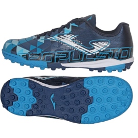 Chaussures de football Joma Propulsion 2203 Fg Jr PRJW2203TF bleu bleu et bleu marine