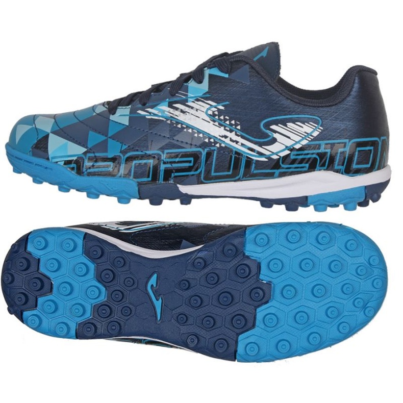 Chaussures de football Joma Propulsion 2203 Fg Jr PRJW2203TF bleu bleu et bleu marine Chaussures de football Joma Propulsion 2203 Fg Jr PRJW2203TF bleu bleu et bleu marine