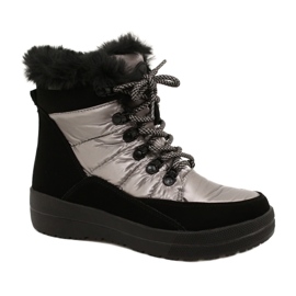 Caprice Bottes de neige pour femmes étanche 9-26240-29 032 Black / Taupe noir