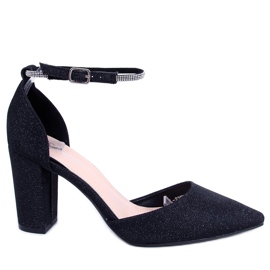 PA1 Escarpins formels sur le poteau Orchid Black noir