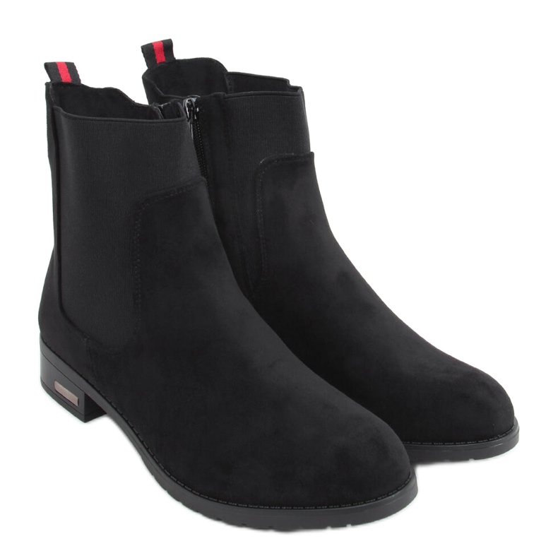 Wiki Bottines Chelsea noires pour femme le noir