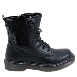 Bottes Hirst Black Matt bovver noir