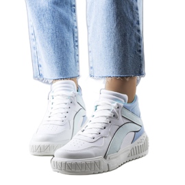 PA1 Baskets Clyme bleues blanche PA1 Baskets Clyme bleues blanche