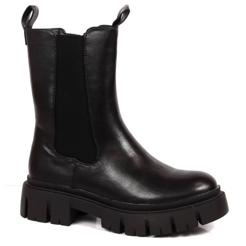 Bottines Chelsea isolées eVento W EVE388 le noir