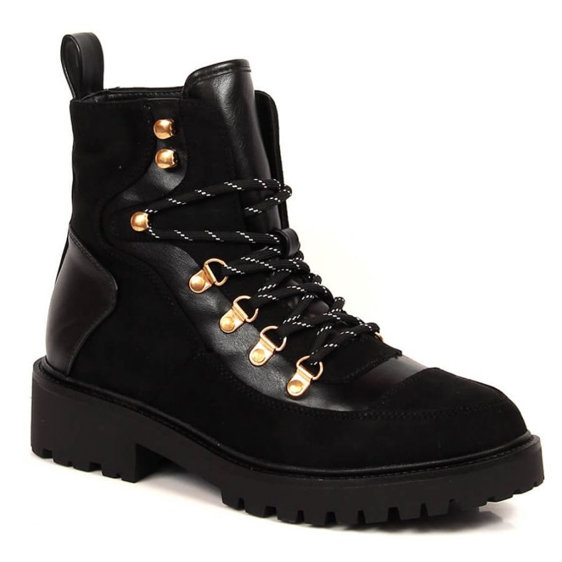Bottines chaudes à lacets eVento W EVE389 le noir