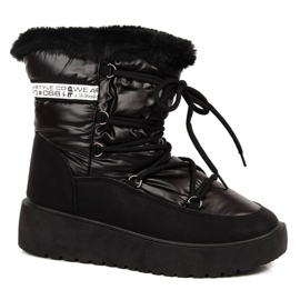 Bottes de neige chaudes à lacets Filippo W PAW400A le noir