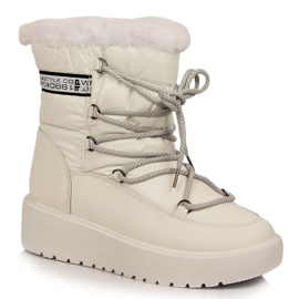 Bottes de neige chaudes à lacets Filippo W PAW400C blanc