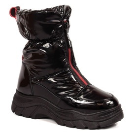 Bottes de neige sur la plate-forme isolée Filippo W PAW401A noir