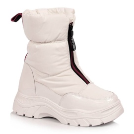 Bottes de neige sur la plate-forme isolée Filippo W PAW401B blanche