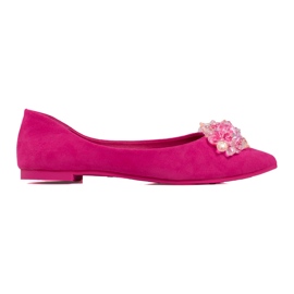 Ballerines femme avec cristaux shelovet rose Ballerines femme avec cristaux shelovet rose