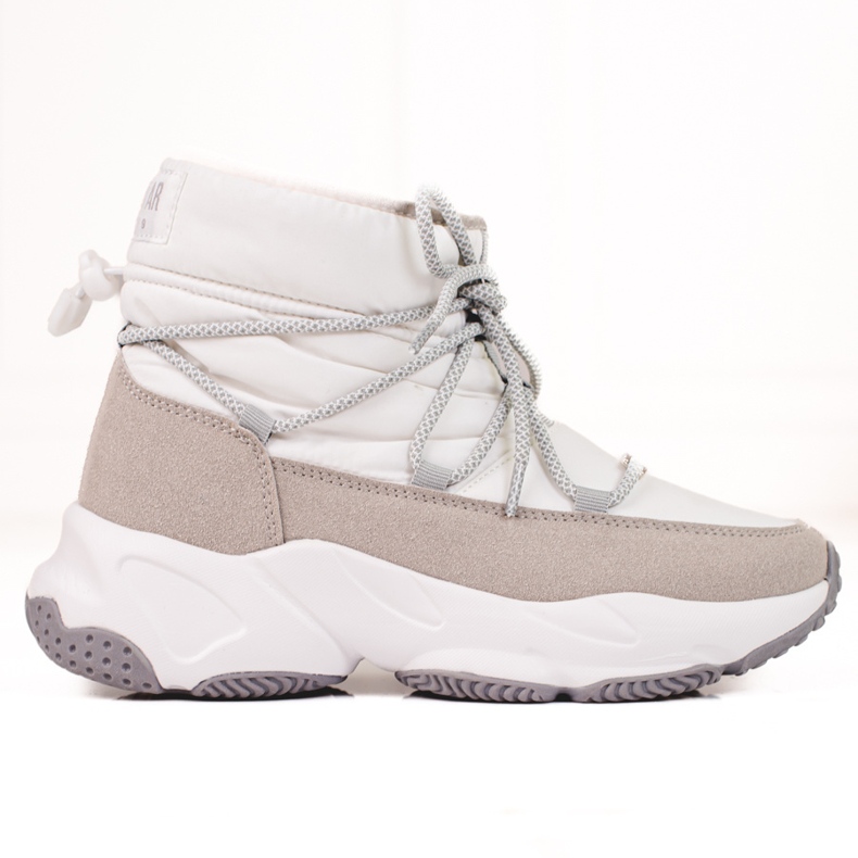 Bottes de neige blanches pour femmes Big Star KK274272 beige