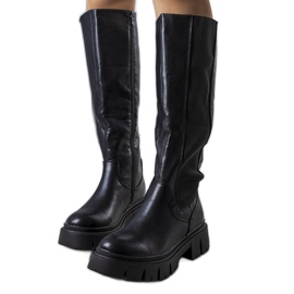 Bottes isolées Mezzo noires le noir
