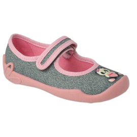 Befado chaussures pour enfants 114X506 rose gris
