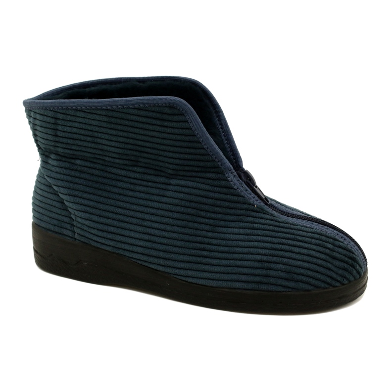 Slippers pour femmes isolées Adanex 27833-FBP7SU Bleu marine Slippers pour femmes isolées Adanex 27833-FBP7SU Bleu marine