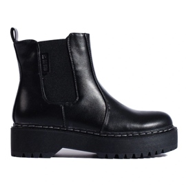 Bottines Chelsea femme noires Big Star II274101 le noir Bottines Chelsea femme noires Big Star II274101 le noir
