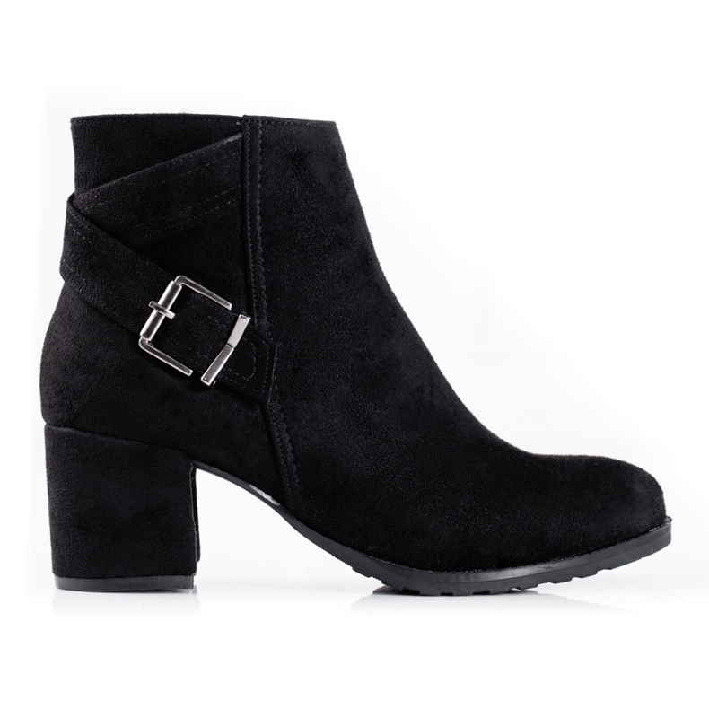 T.Sokolski Bottines en daim sur le poteau Sokolski le noir