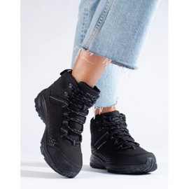 Chaussures de trekking hautes pour femmes DK noir