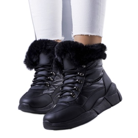 Bottes de neige matelassées Axel noires