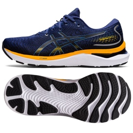 Asics Gel Cumulus 24 M 1011B366 401 chaussures de course bleu Asics Gel Cumulus 24 M 1011B366 401 chaussures de course bleu