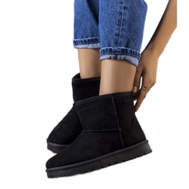 Bottes de neige isolées noires de Vago