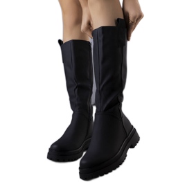 Bottes isolées noires de Campoli