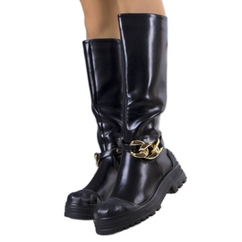 PA1 Bottes Cerreto isolées noires