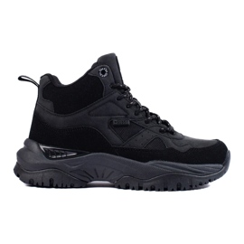Baskets pour femmes sur la plateforme Big Star KK274356 noir