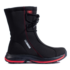 Chaussures de trekking femme avec un manteau en peau de mouton DK le noir Chaussures de trekking femme avec un manteau en peau de mouton DK le noir