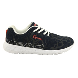 Softshell sport ADI Head 222 bleu marine blanc orange gris