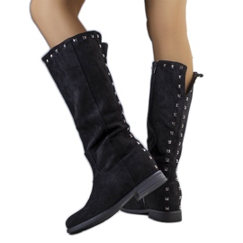 BM Bottines compensées Licurla noires