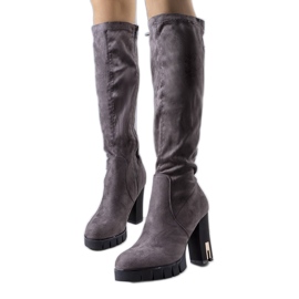 BM Bottes chaudes grises sur le poste de Clorin