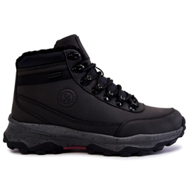 Chaussures de trekking chaudes pour hommes Cross Jeans KK1R4027C Noir le noir