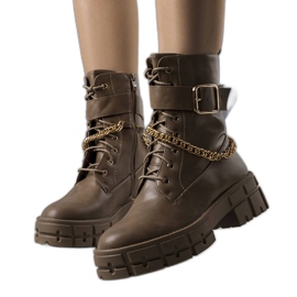 Bottes isolées Cerrelli beiges