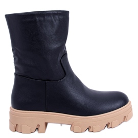BM Boots à tige droite Bunton NOIR (camel) le noir