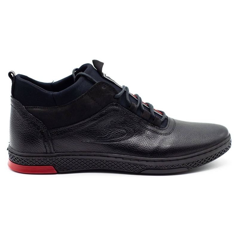 Polbut Chaussures hiver homme K27F polaire noir le noir
