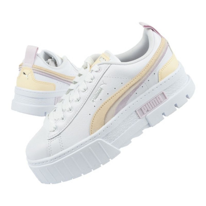 Puma Mayze 384871 chaussures de sport 04 blanche Puma Mayze 384871 chaussures de sport 04 blanche