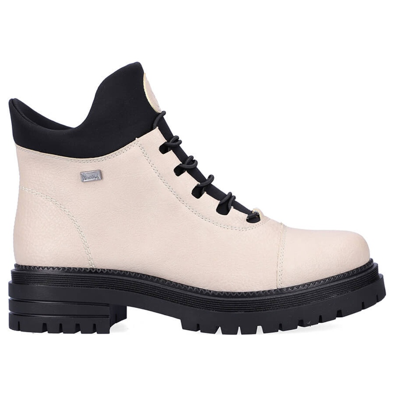Bottes isolées beiges imperméables et confortables pour femmes Rieker Y3163-60