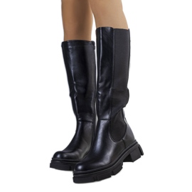 BM Bottes isolées noires de Flores le noir