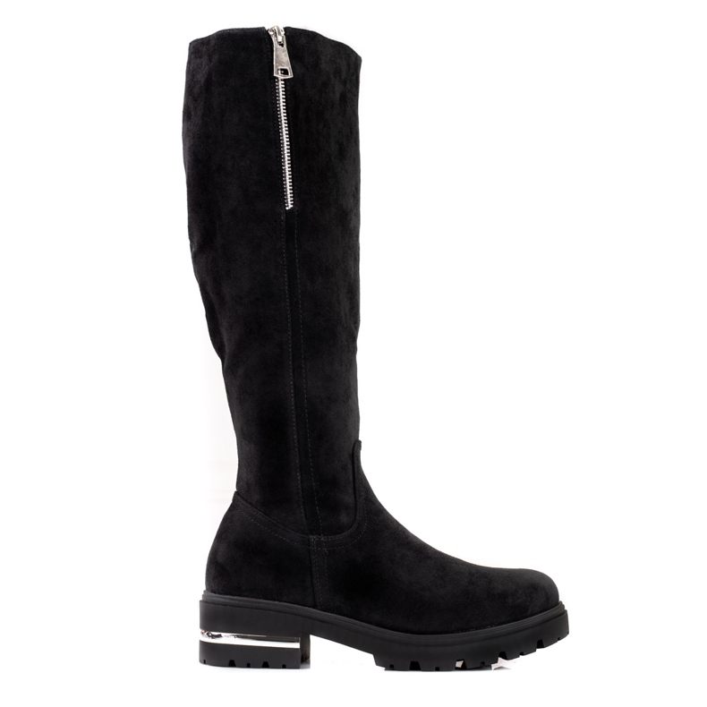W. Potocki Bottines en daim femme Potocki le noir