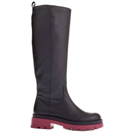 Marco Shoes Bottes de trappeur à tige régulière noir