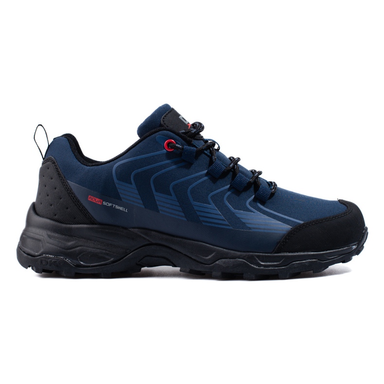 Chaussures de trekking Dk homme Softshell bleu le noir