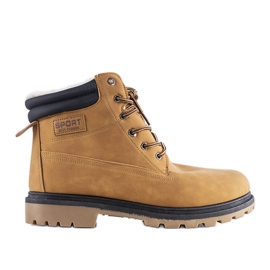Bottes North isolées camel pour hommes brun