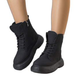 Bottes doublées noires de Neile