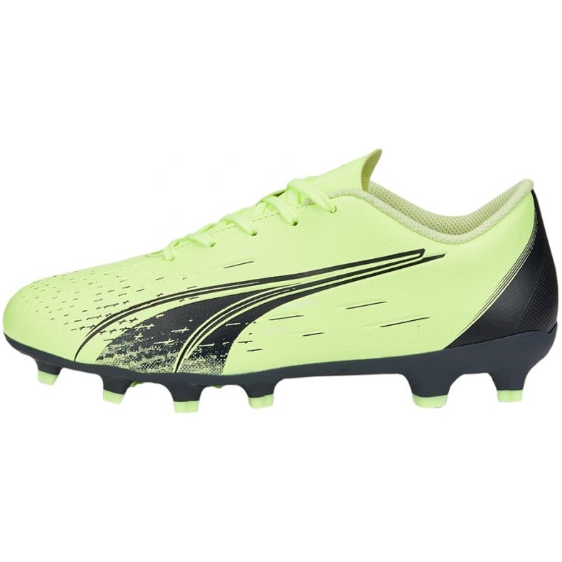 Chaussures de football Puma Ultra Play FG/AG Jr 106923 01 vert vert
