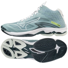 Chaussures de volley Mizuno SS22 Wave Lighting Z7 M V1GA225038 bleu bleu