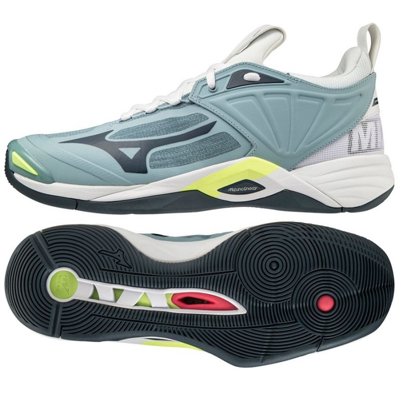 Chaussures Mizuno SS22 Wave Momentum 2 M V1GA211238 bleu bleu